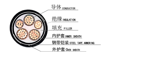 鎧裝電纜結(jié)構(gòu)圖